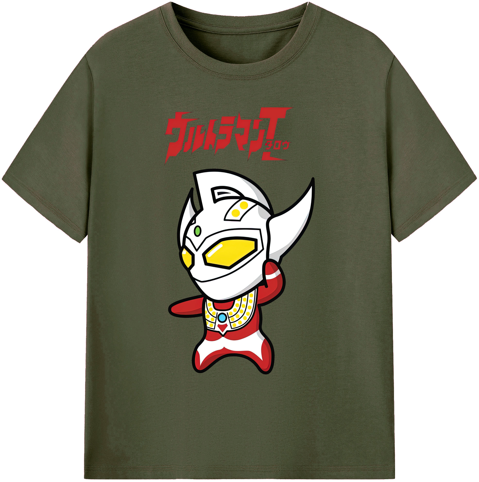 （画像用） ウルトラマン Ultraman 綿100％ メンズ半袖Tシャツ｜肌触りやわらか＆通気性